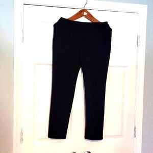 Jaclyn Smith black spandex pants